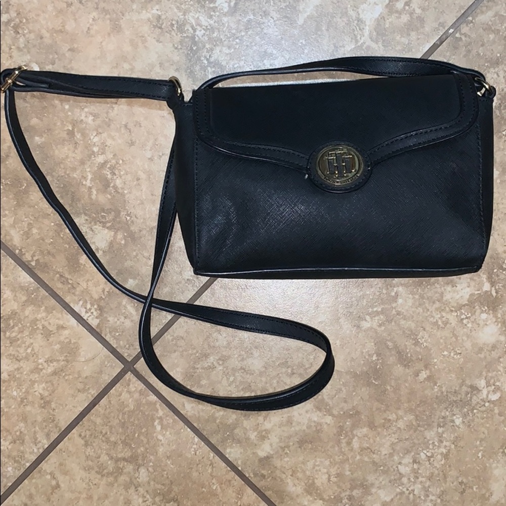 Black tommy purse
